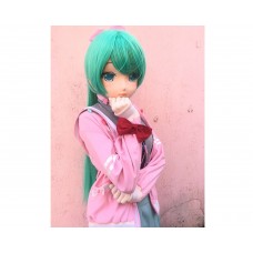(MSM-01K) Custom Crossdress Female/Girl Resin 3/4 Head Cosplay Japanese Role Play Anime Kigurumi Mask 